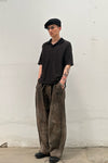 AVIVA JIFEI XUE Waxed Parachute Pants SS23-WPP-MTBR